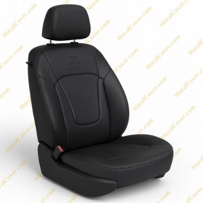 روکش صندلی چرم مشکی جک اس5 S