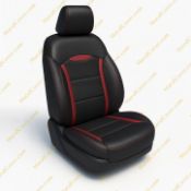 روکش چرم مشکی نوار قرمز آزرا 2018