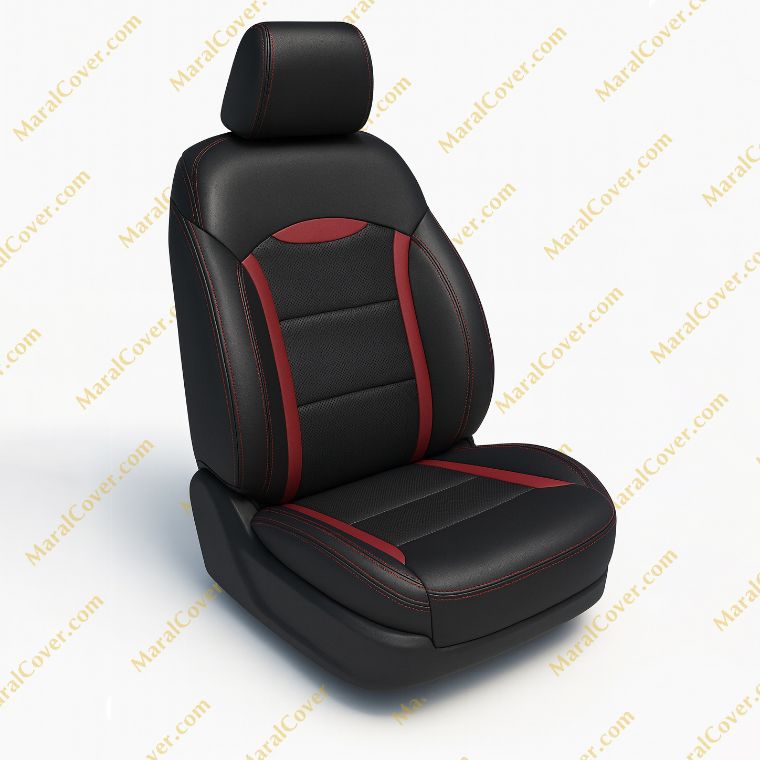 روکش چرم مشکی نوار قرمز آزرا 2018