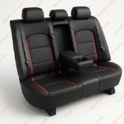 روکش چرم مشکی نوار قرمز آزرا 2018