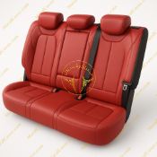 روکش چرم زرشکی لاماری چرم مارال