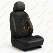 روکش چرم مشکی لاماری چرم مارال