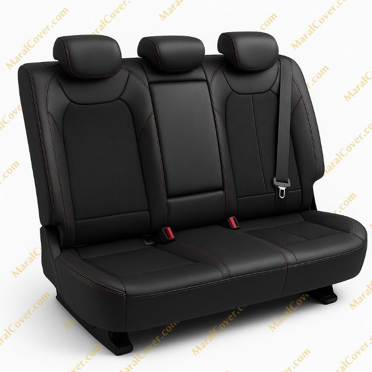 روکش چرم زرشکی لاماری چرم مارال