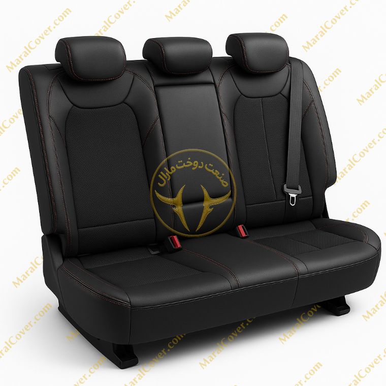 روکش چرم زرشکی لاماری چرم مارال