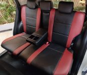 روکش چرم مشکی و زرشکی راوفور Rav4