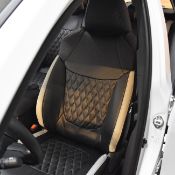 روکش صندلی چرم ضد تعریق کرولا کراس 2024 سفید - مشکی