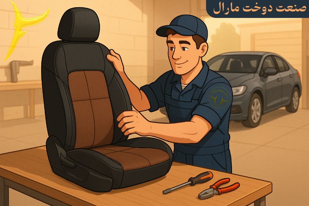 مزایای نصب روکش صندلی در محل / آموزش و پشتیبانی