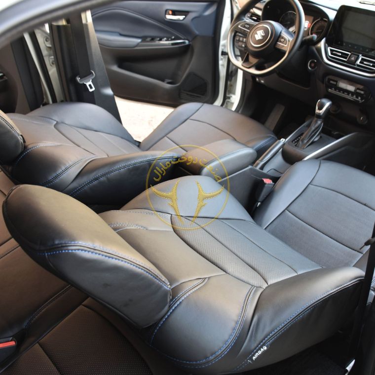 روکش صندلی چرم مشکی سوزوکی بالنو