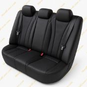 روکش چرم مشکی نوار زرشکی آریزو 6 پرو