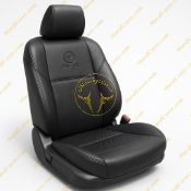 روکش چرم مشکی مزدا 3 قدیم مارال