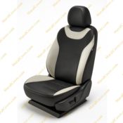 روکش صندلی چرم مشکی طوسی ID.4