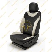 روکش صندلی چرم مشکی طوسی ID.4