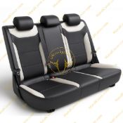 روکش صندلی چرم مشکی طوسی ID.4