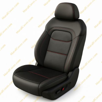 روکش صندلی چرم مشکی فابریکی تیگو 7 پرو.