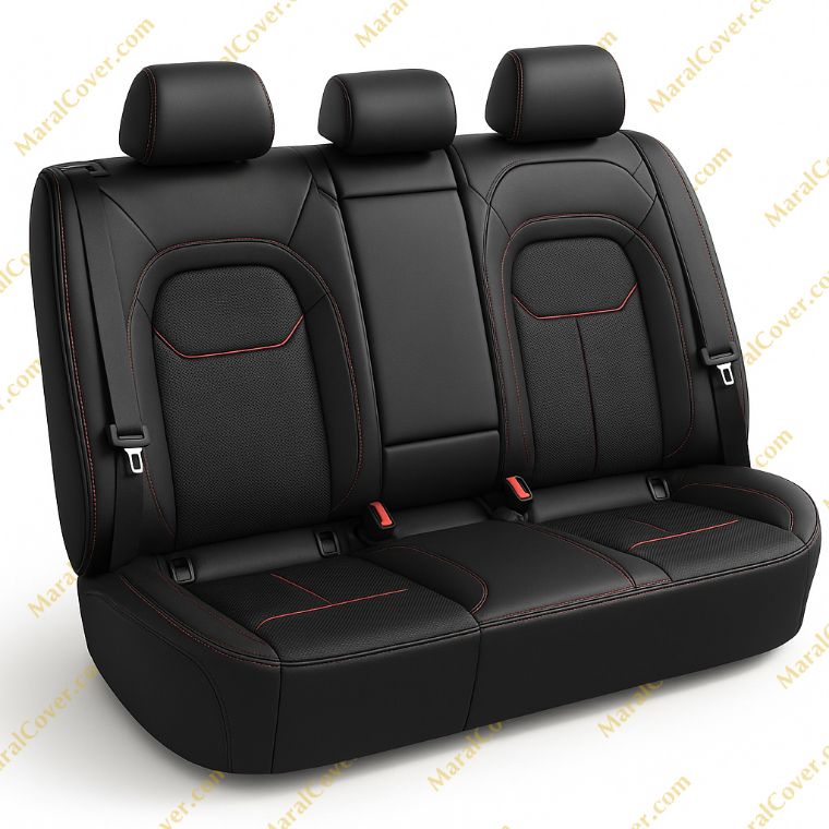 روکش صندلی چرم مشکی فابریکی تیگو 7 پرو.