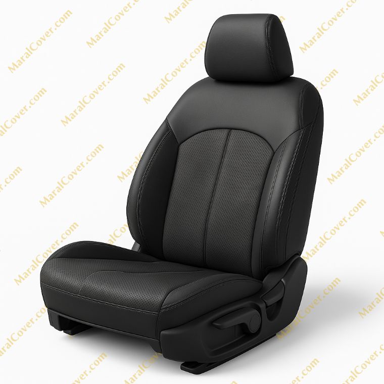 روکش چرم مشکی مزدا 2 مارال