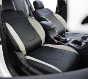 روکش صندلی کرتا مشکی چرم درجه یک