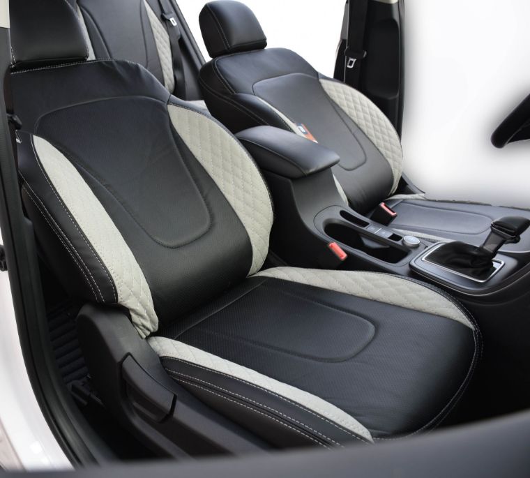 روکش صندلی کرتا مشکی چرم درجه یک