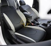 روکش صندلی کرتا مشکی چرم درجه یک