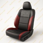 روکش چرم مشکی و زرشکی راوفور Rav4