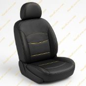 روکش صندلی چرم مدل پرو مفزی زرد 206