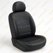 روکش صندلی چرم مدل پرو مفزی آبی 206