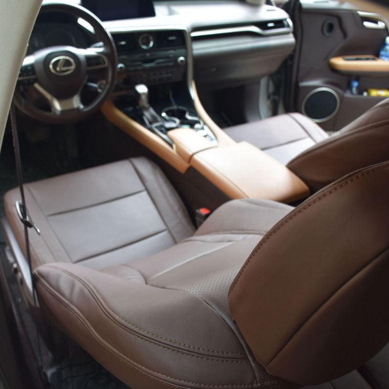 روکش صندلی لکسوس RX200 چرم قهوه‌ای