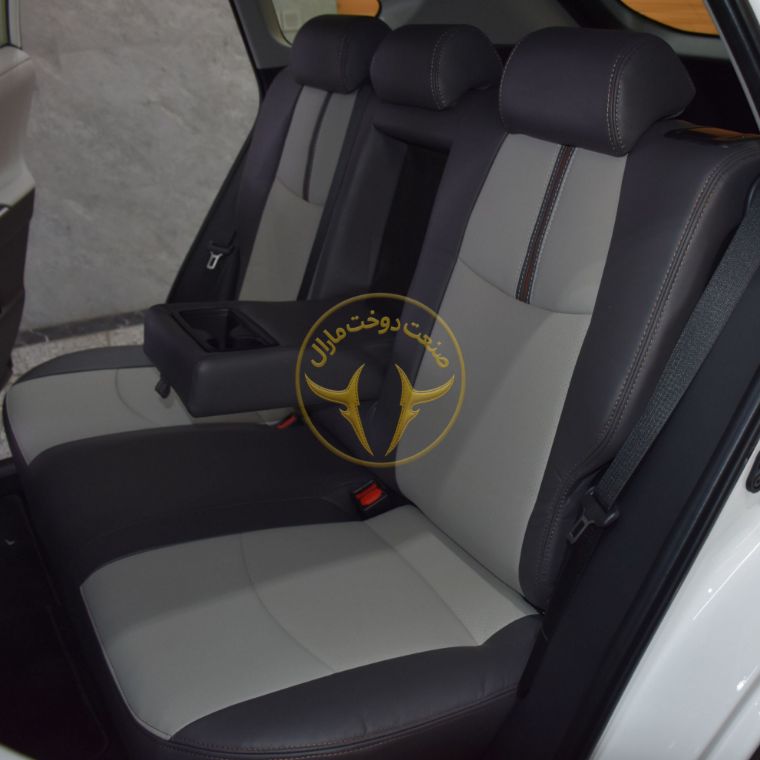 روکش چرم مشکی و طوسی راوفور Rav4 2025