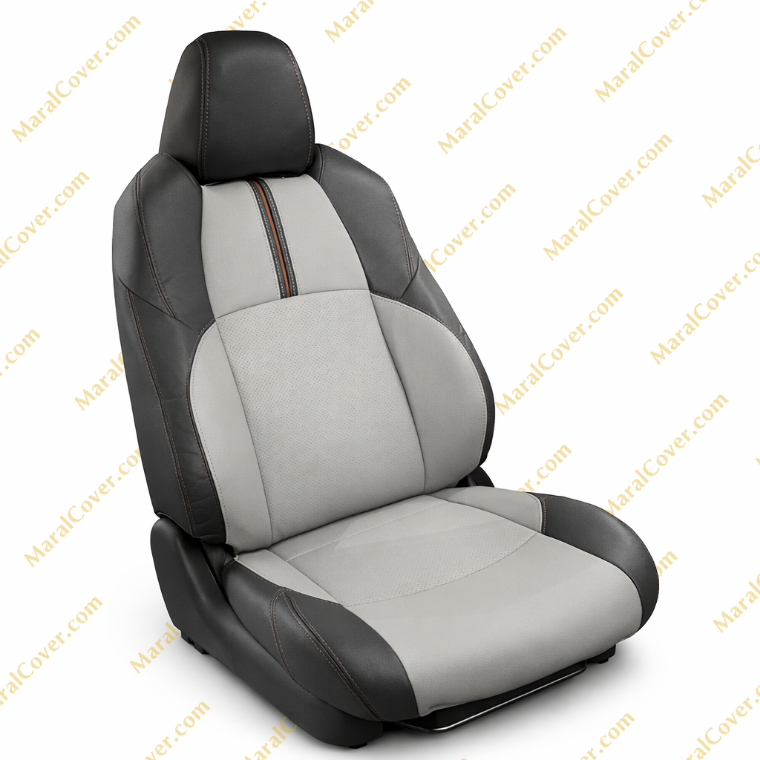 روکش چرم مشکی و طوسی راوفور Rav4 2025