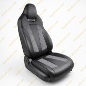 روکش چرم مشکی نوار طوسی جک جی7 چرم مارال