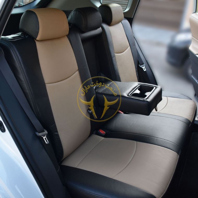 روکش چرم مشکی و کرم راوفور Rav4 2025