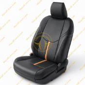 روکش چرم مشکی نوار مارون لوین هیبرید 2023