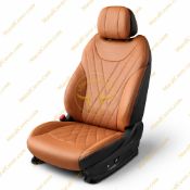 روکش صندلی چرم مارون فابریکی تیگو 8 پرو.