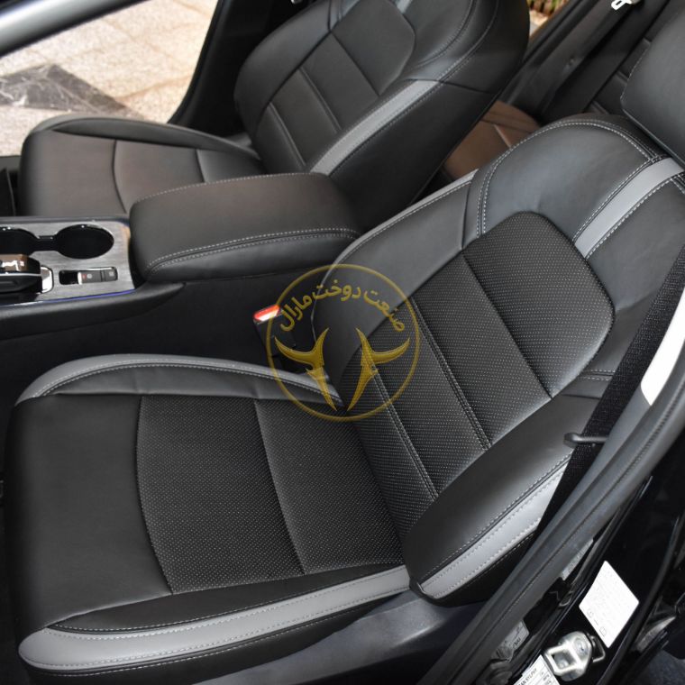 روکش چرم مشکی نیسان سیلفی