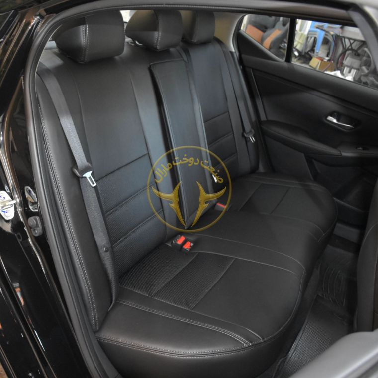 روکش چرم مشکی نیسان سیلفی