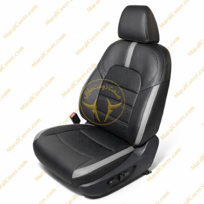 روکش چرم مشکی نیسان سیلفی