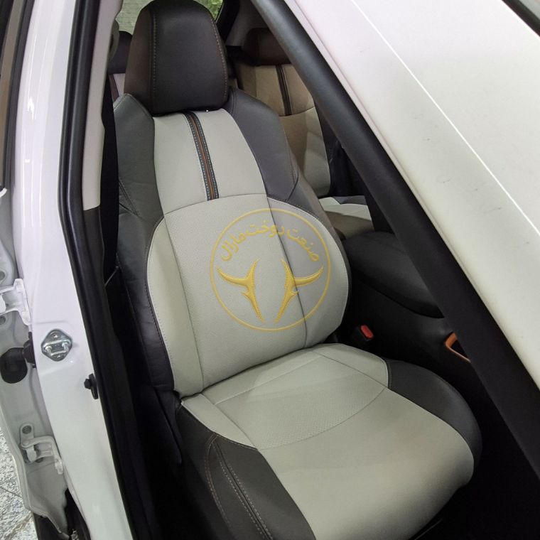 روکش چرم مشکی و طوسی راوفور Rav4 2025